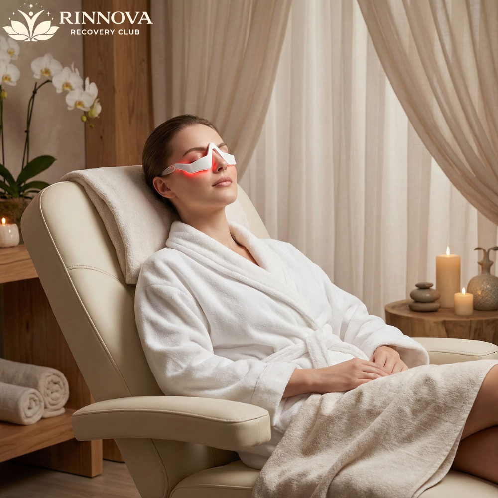 GlowLift Red Light Eye Massage Glasses