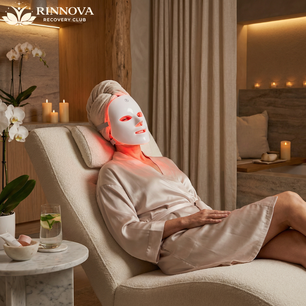 DermaLux Red Light Face Mask