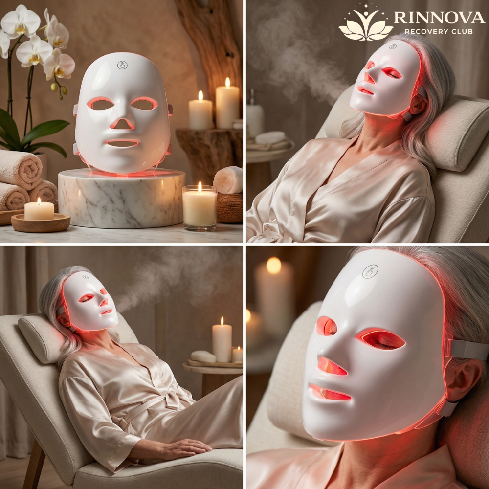 DermaLux Red Light Face Mask