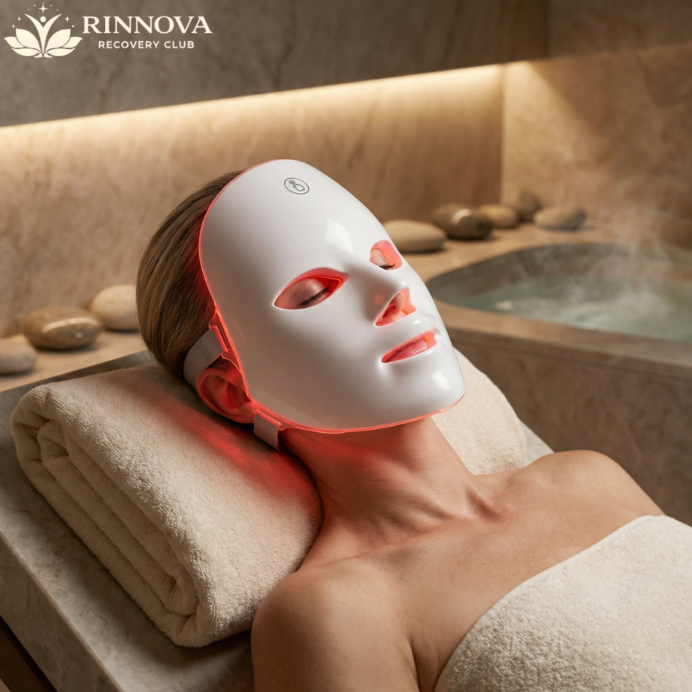DermaLux Red Light Face Mask