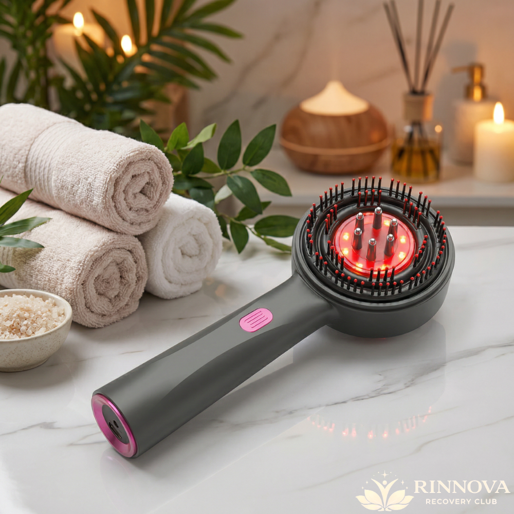 Red Light Hair Brush