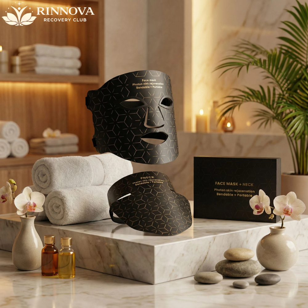 Premium Silicone Red Light Face & Neck Mask