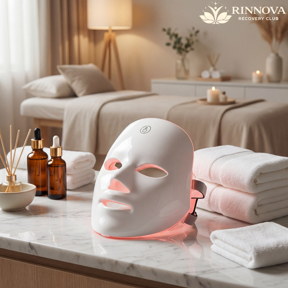 DermaLux Red Light Face Mask