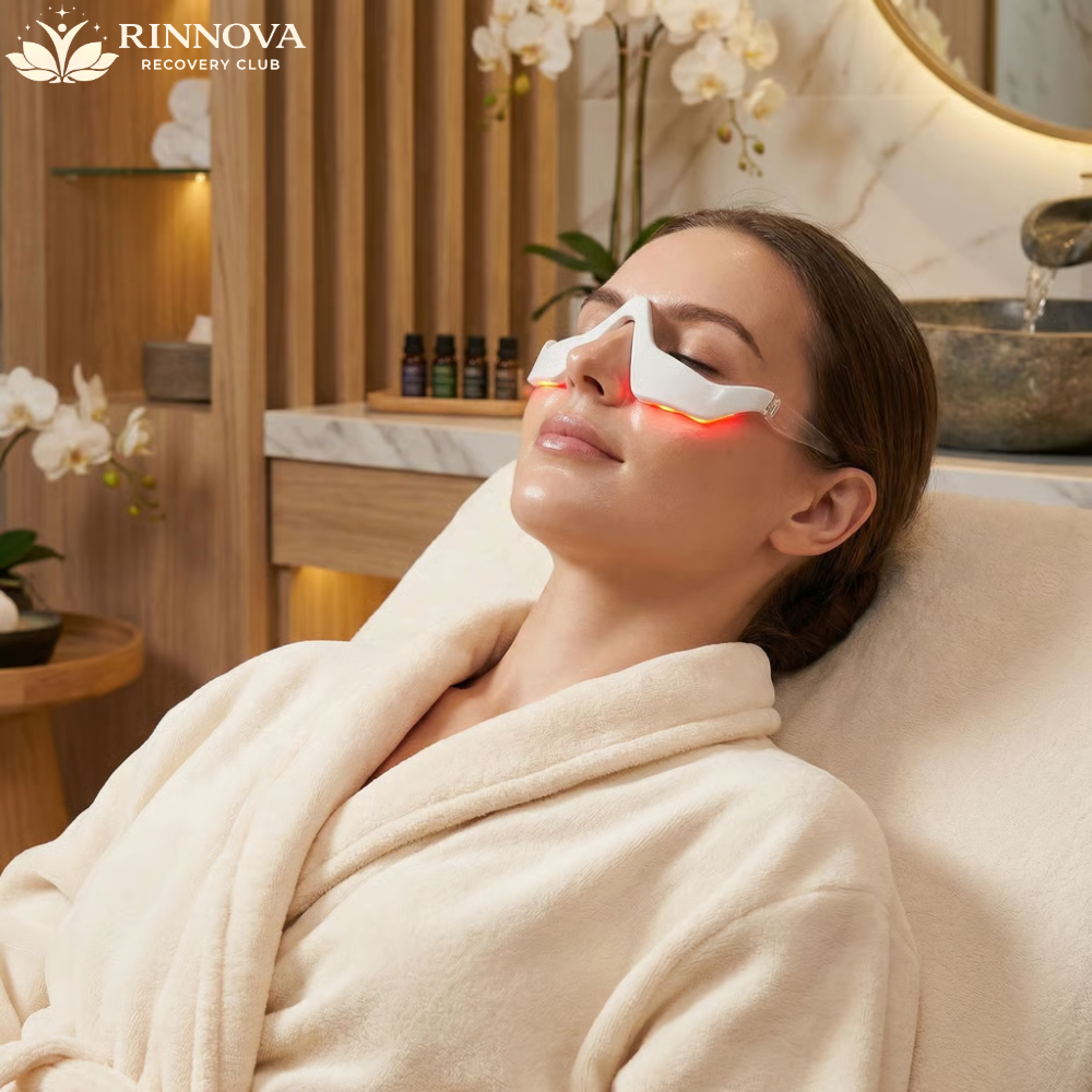 GlowLift Red Light Eye Massage Glasses