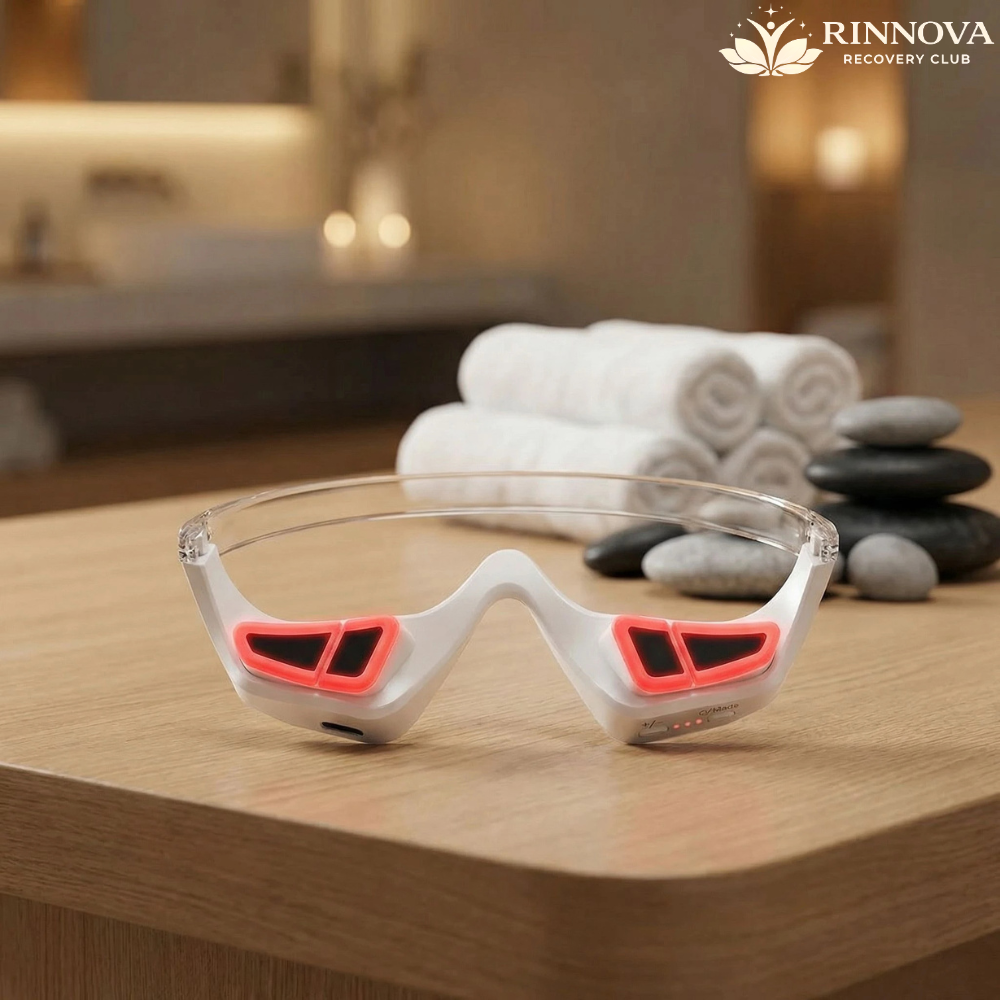 GlowLift Red Light Eye Massage Glasses
