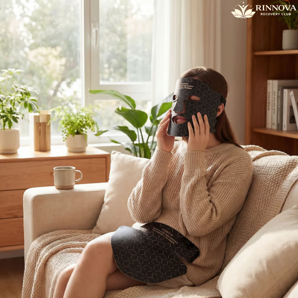 Rinnova Red Light Face & Neck Mask (Clinical-Grade)