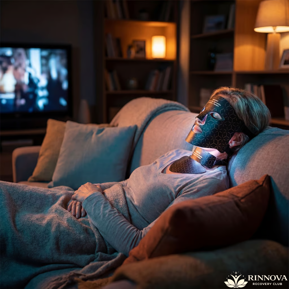 Rinnova Red Light Face & Neck Mask (Clinical-Grade)