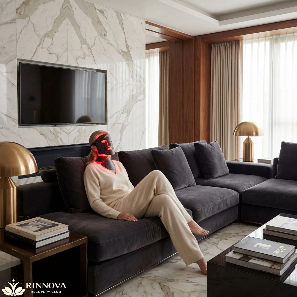 Rinnova Red Light Face & Neck Mask (Clinical-Grade)