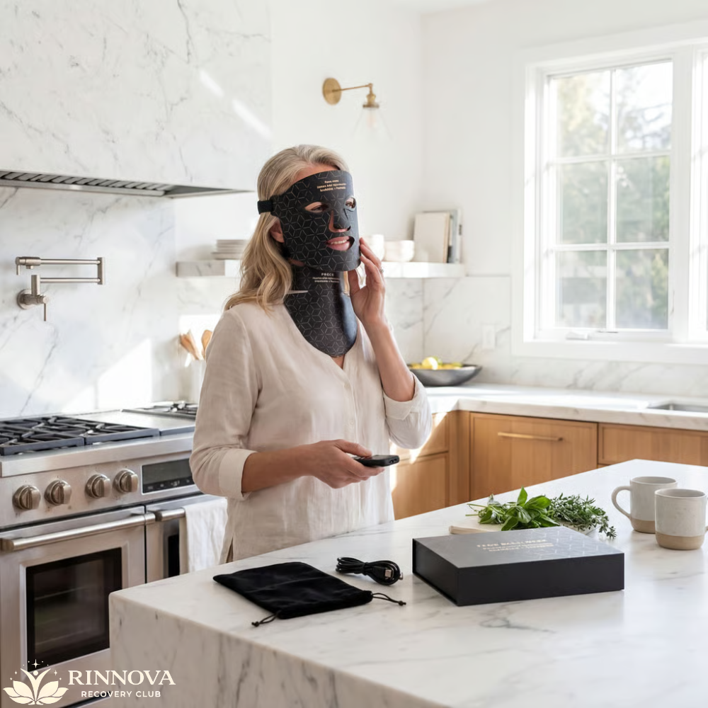 Rinnova Red Light Face & Neck Mask (Clinical-Grade)