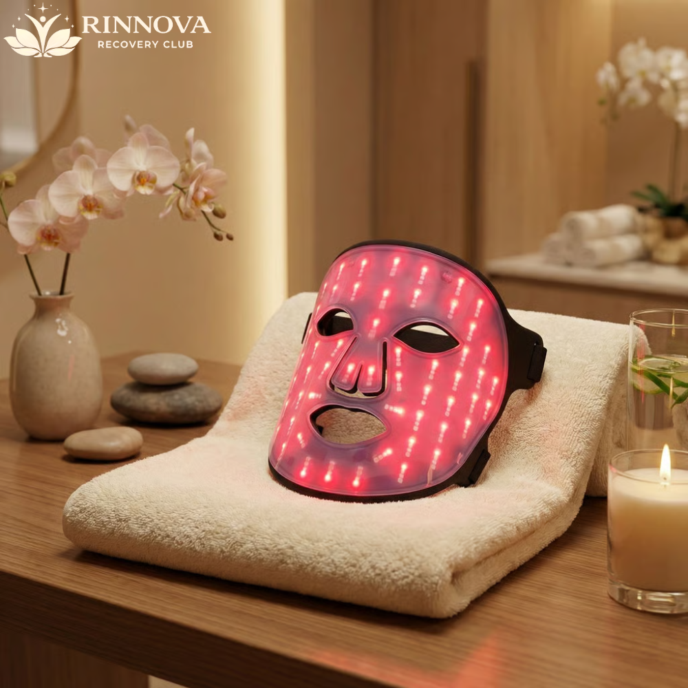 Premium Silicone Red Light Face & Neck Mask