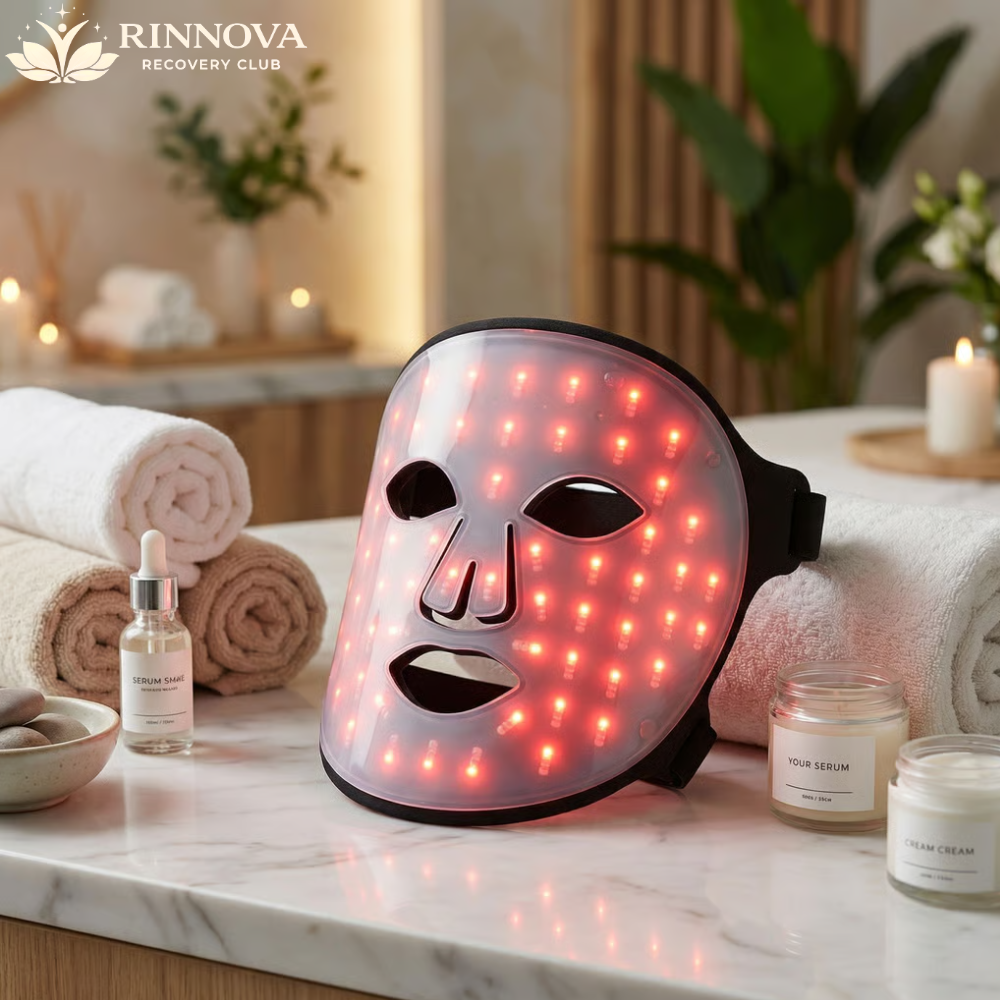 Premium Silicone Red Light Face & Neck Mask
